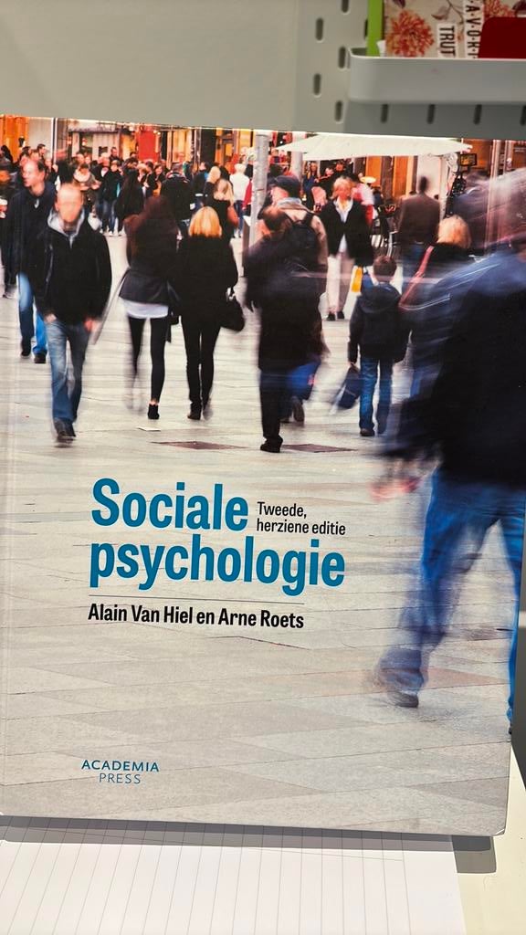 Sociale psychologie, Boeken, Ophalen of Verzenden, Sociale psychologie