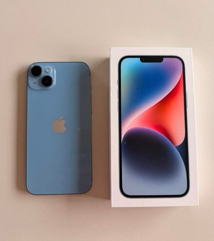 Apple iPhone 14 Plus 256 GB Blauw - goede staat - 85%, Telecommunicatie, Gebruikt, IPhone 14 Plus, Blauw, Zonder simlock