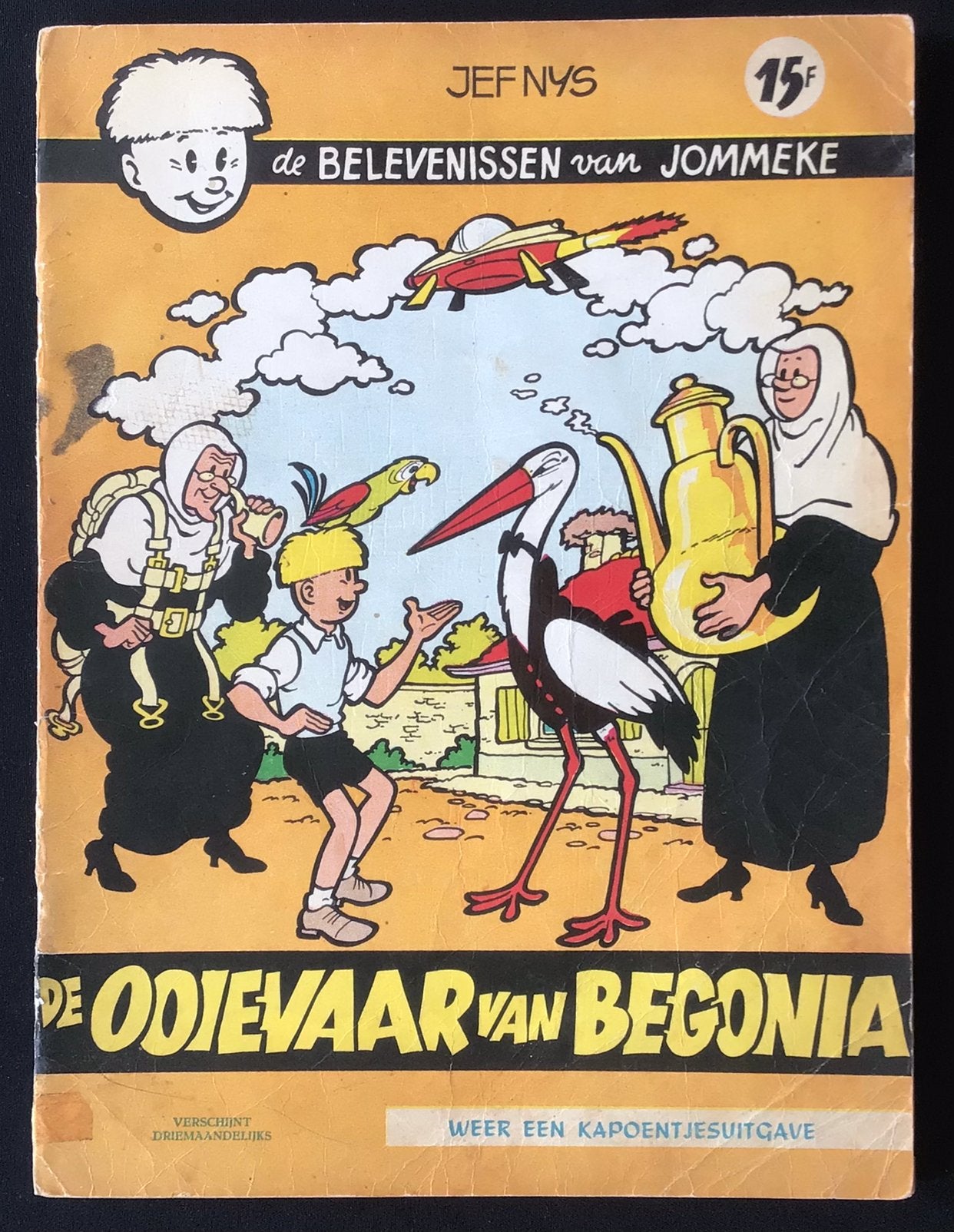 Jommeke - de ooievaar van Begonia - 1ste druk, Ophalen of Verzenden, Gelezen