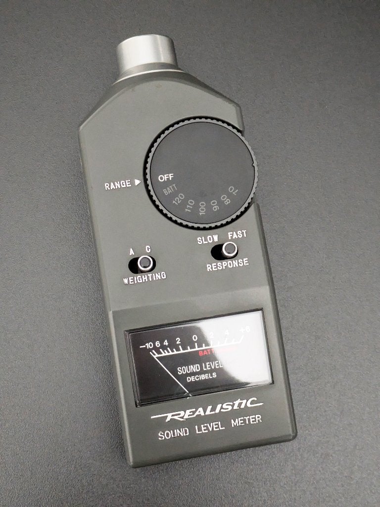 Realistic 42-3019 Sound Level Meter, mooie staat + werkend, Audio, Tv en Foto, Professionele apparaten, Ophalen of Verzenden, Gebruikt