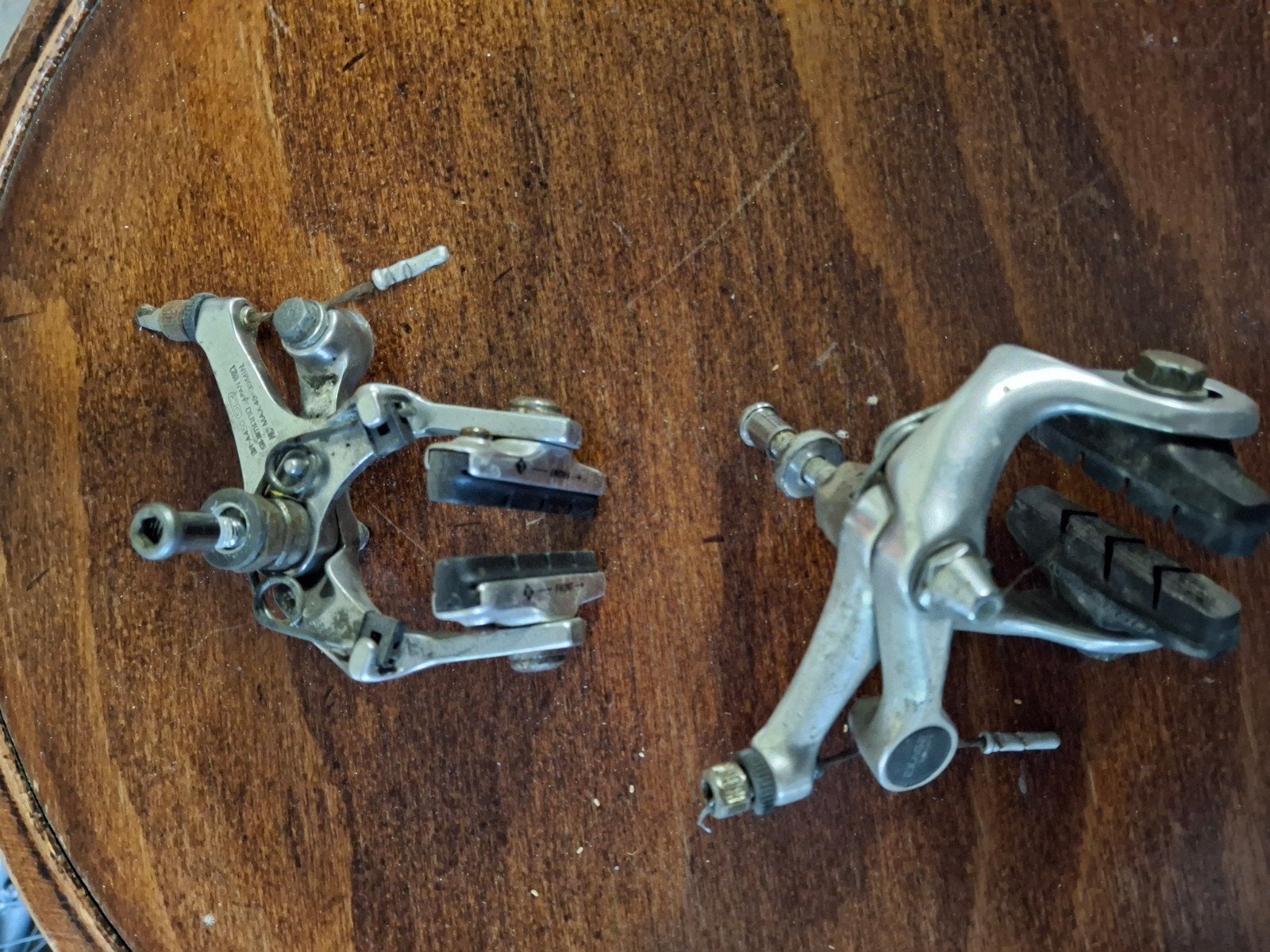 vintage aluminium remhoef , Shimano voor en achter ., Ophalen, Aluminium