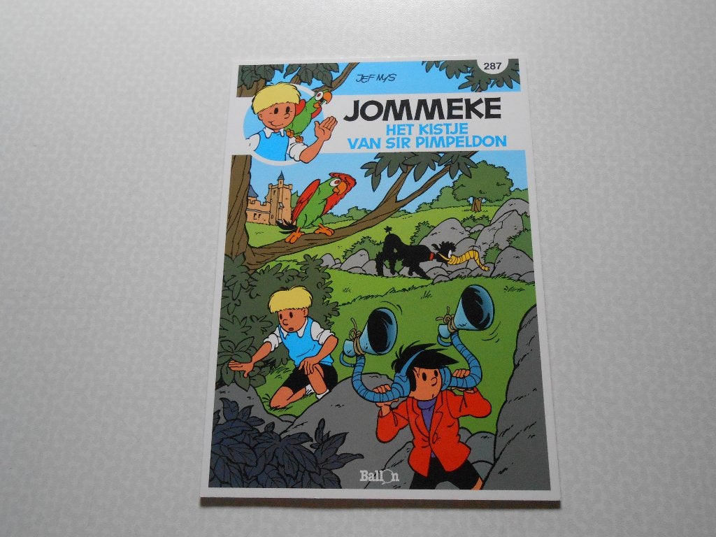 Jommeke 287 Het kistje van Sir Pimpeldon 2017 1 ste druk., Eén stripboek, Nieuw, Jef Nys., Ophalen of Verzenden