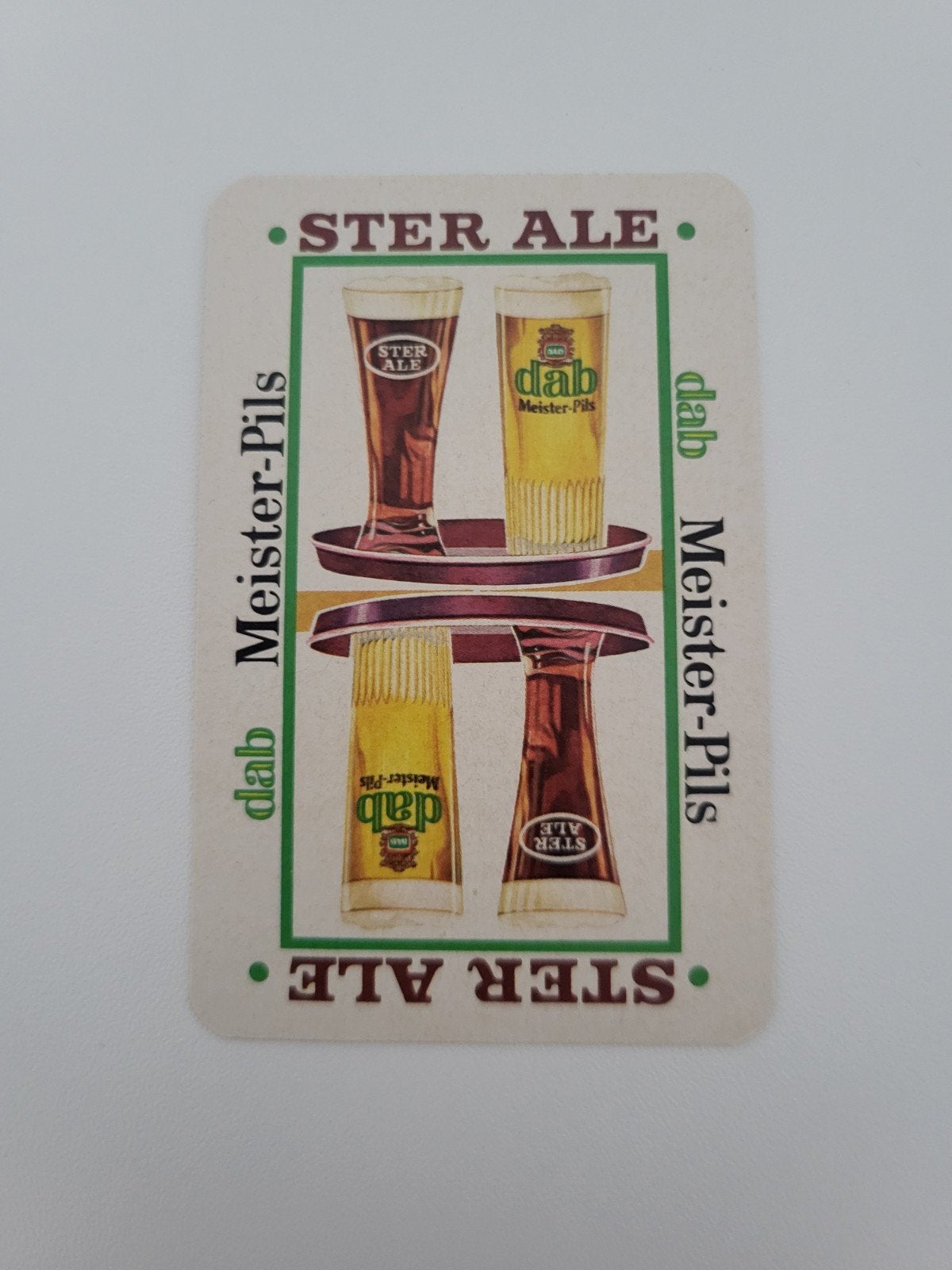 Oude speelkaart Ster Ale, Verzamelen, Ophalen of Verzenden, Gebruikt, Joker(s)