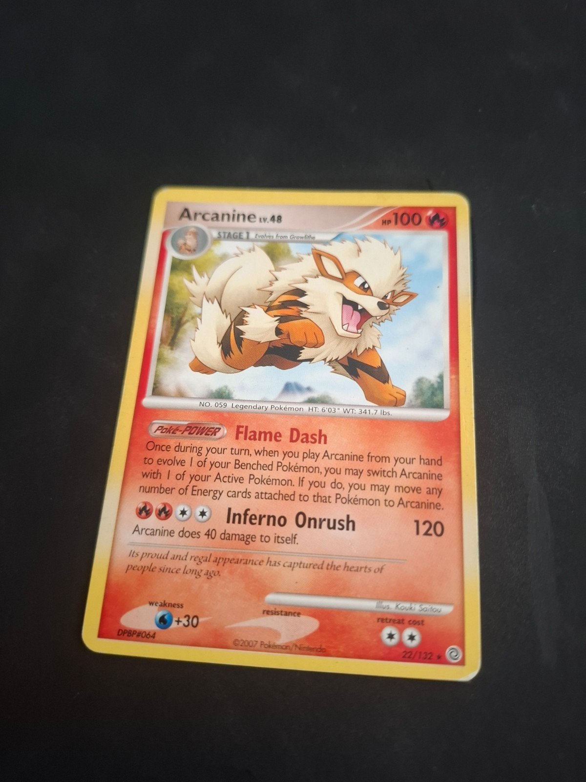 Carte Pokémon Arcanine LV.48 HP100 - Rare, Enlèvement ou Envoi, Cartes en vrac