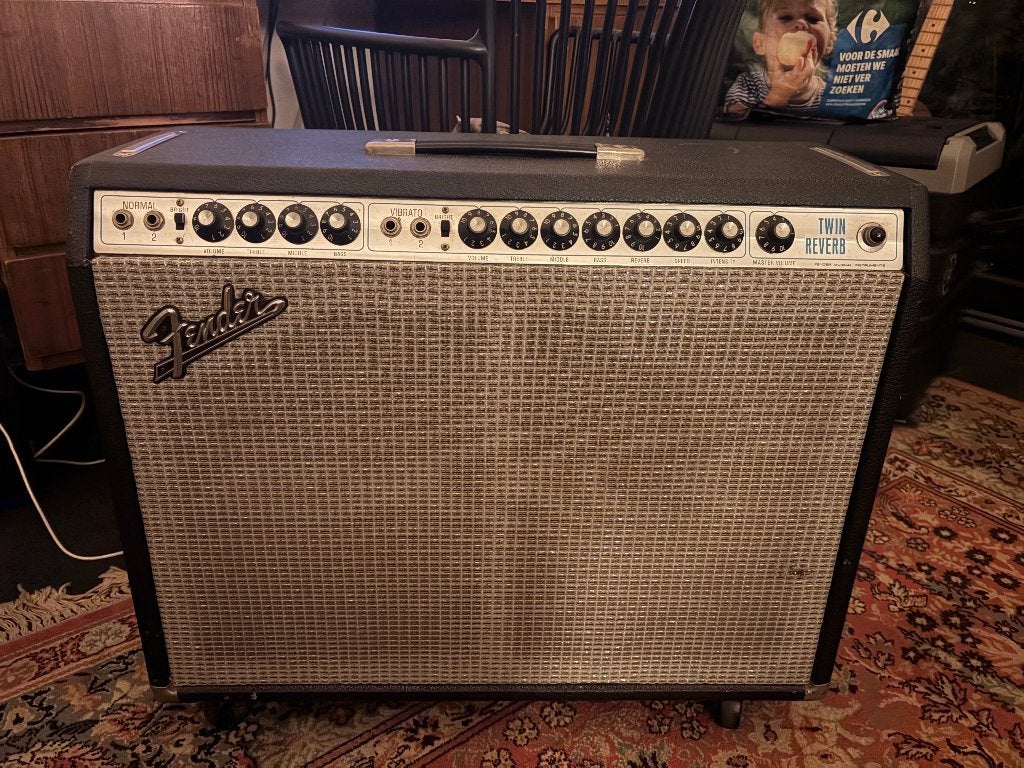 Fender twin reverb 1976, Musique & Instruments, Enlèvement, Utilisé, Guitare, 50 à 100 watts