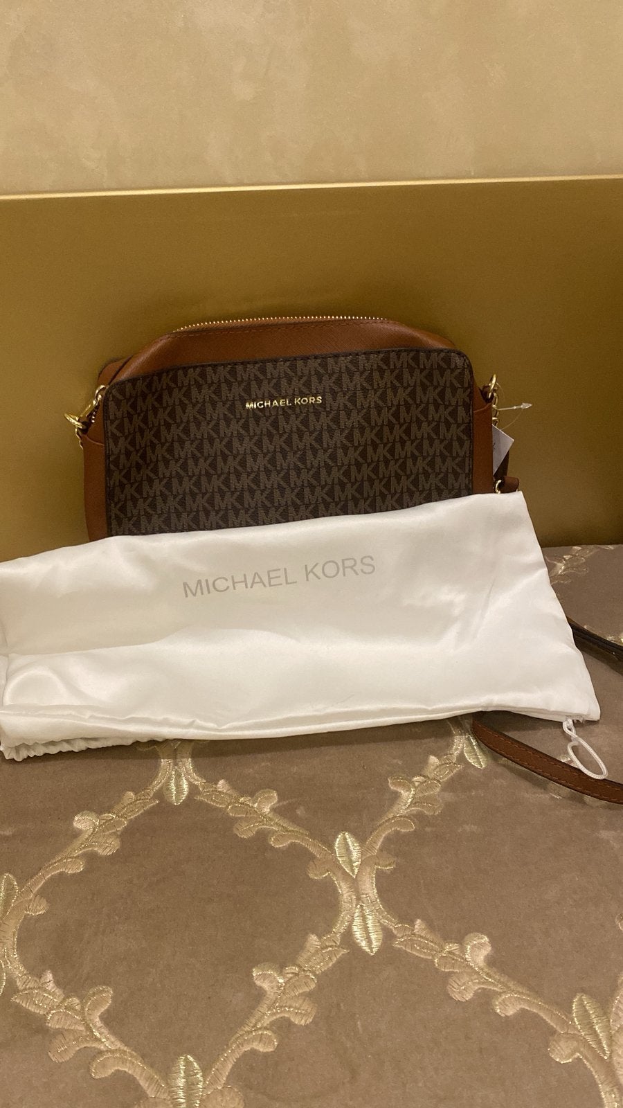 Bruine tas van Michael Kors nieuw met label, Ophalen of Verzenden, Zo goed als nieuw