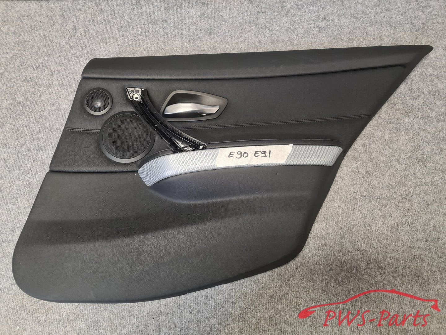 BMW E90 E91 LEDEREN LEER DEURPANEEL RECHTS ACHTER ORIGINEEL, Auto-onderdelen, Gebruikt, -, -, Ophalen of Verzenden