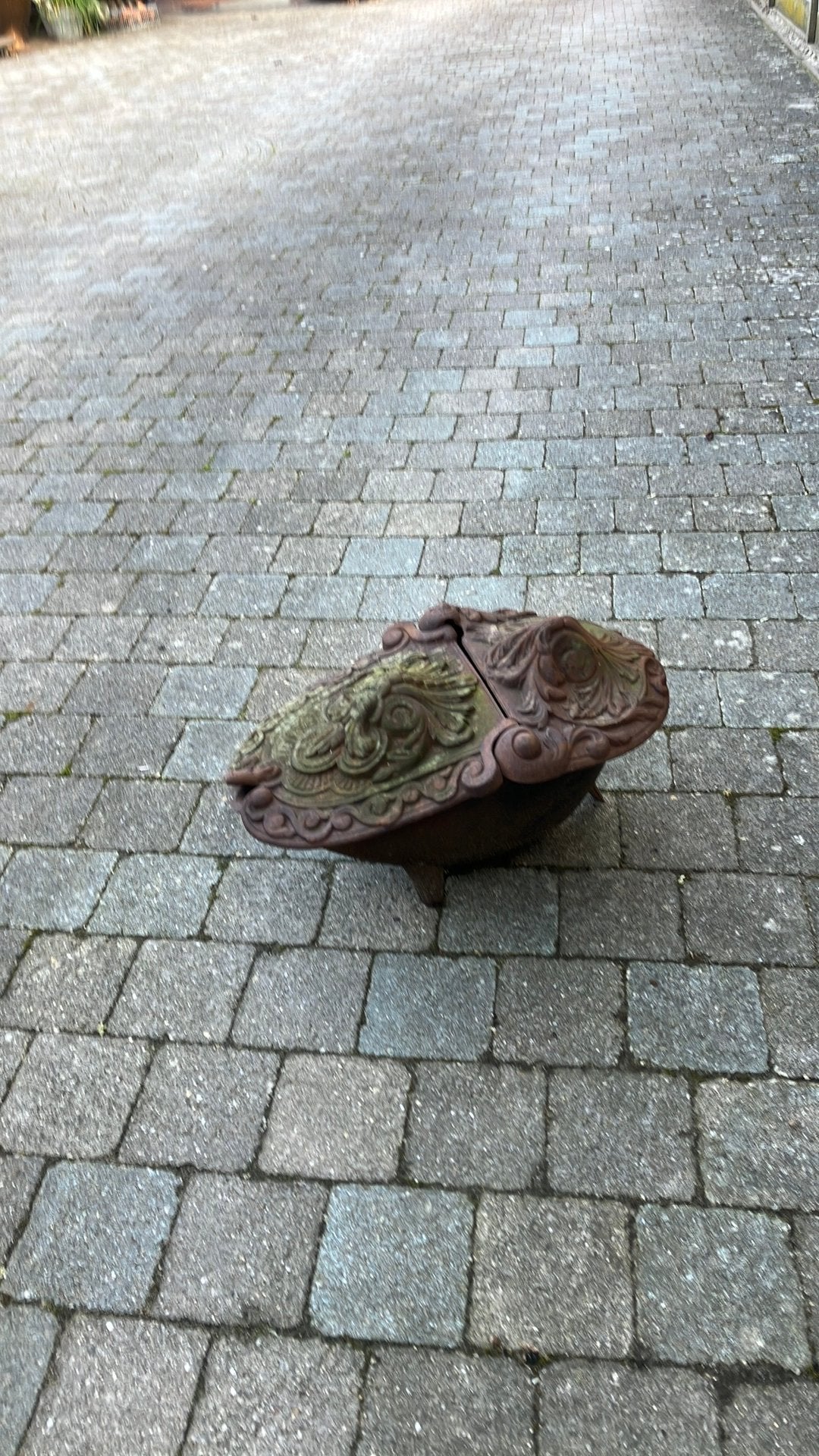 Antieke kolenkit, Ophalen, Gebruikt