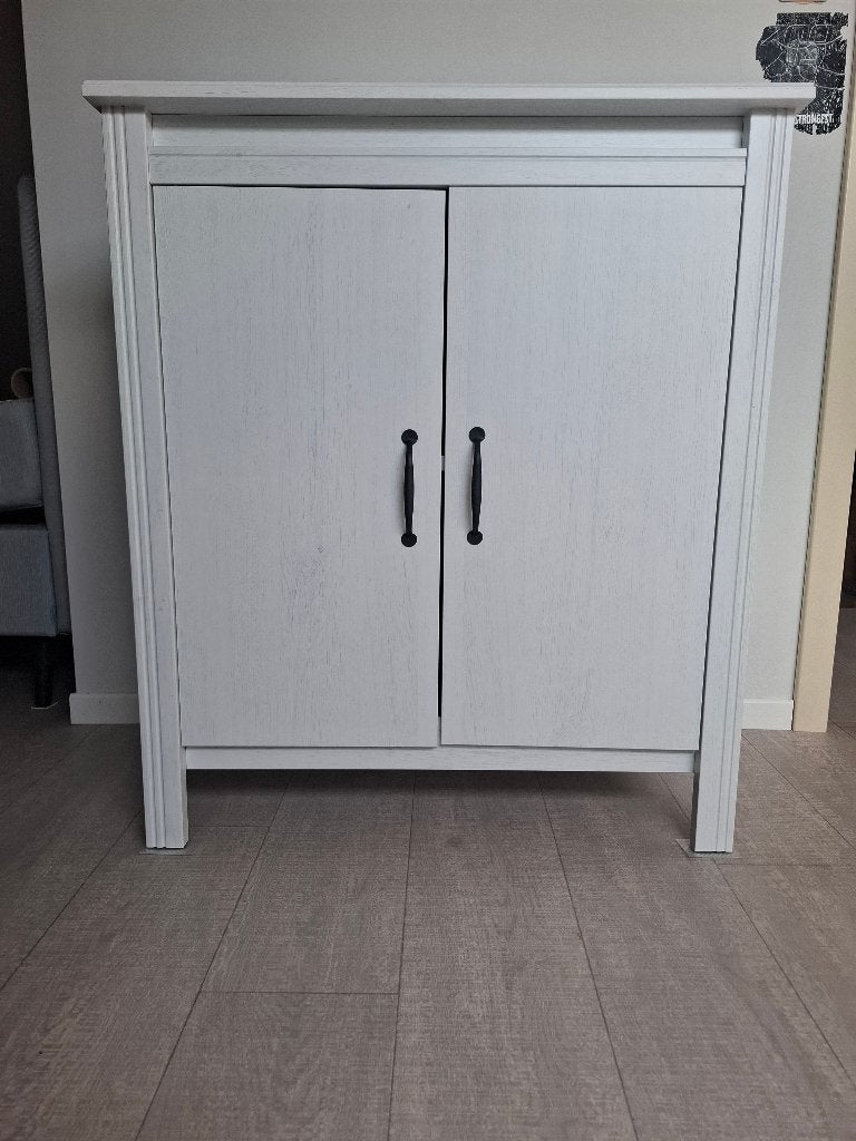 Ikea Brusali opbergkast wit - H93cm-L80cm-B48cm, Enlèvement