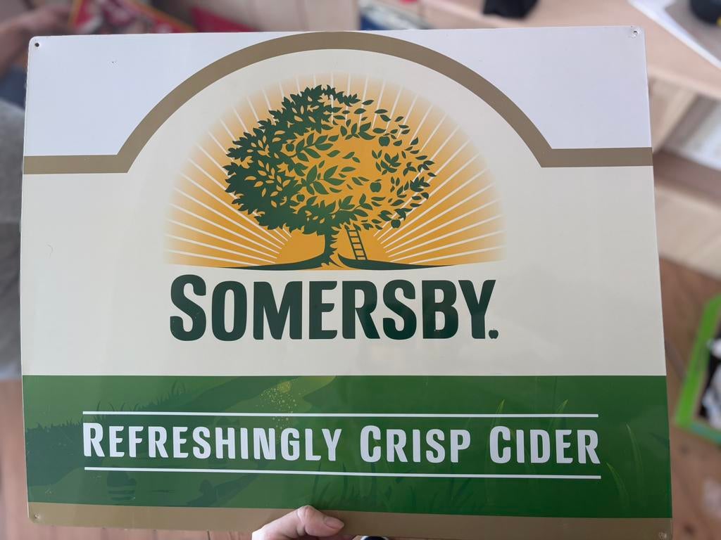 Reclame somersby, Verzamelen, Biermerken, Ophalen of Verzenden, Nieuw
