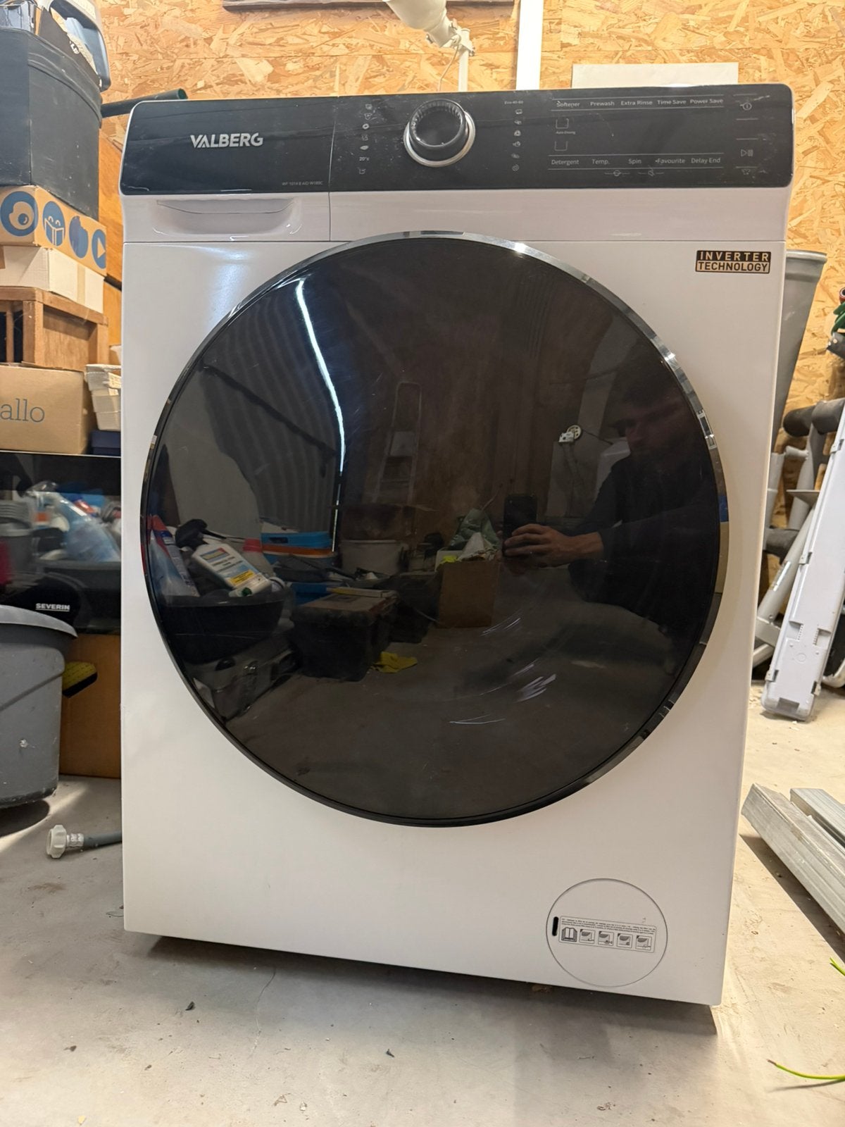 Valberg 10 kg wasmachine – 1400 tpm – Inverter – Auto Dosing, Comme neuf, Chargeur frontal, Enlèvement, 8 à 10 kg