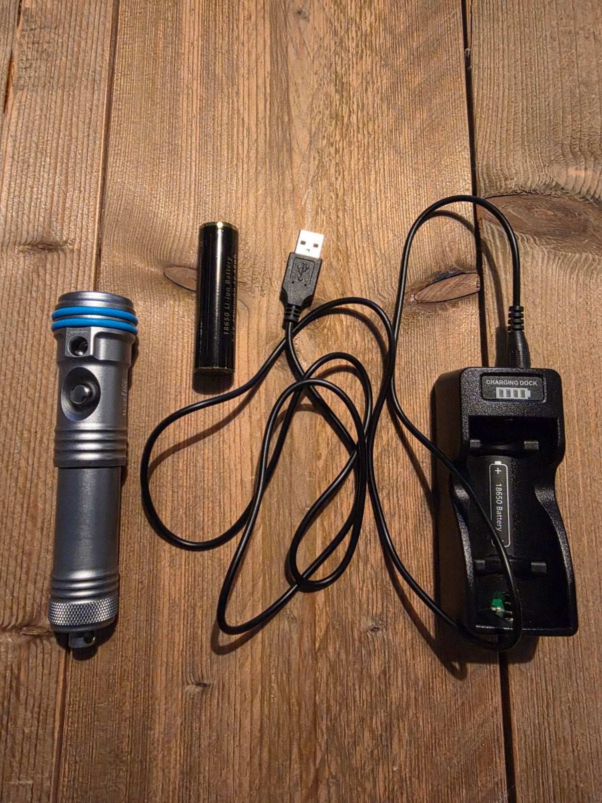 Duiklamp, Watersport en Boten, Ophalen, Gebruikt, Duiklamp
