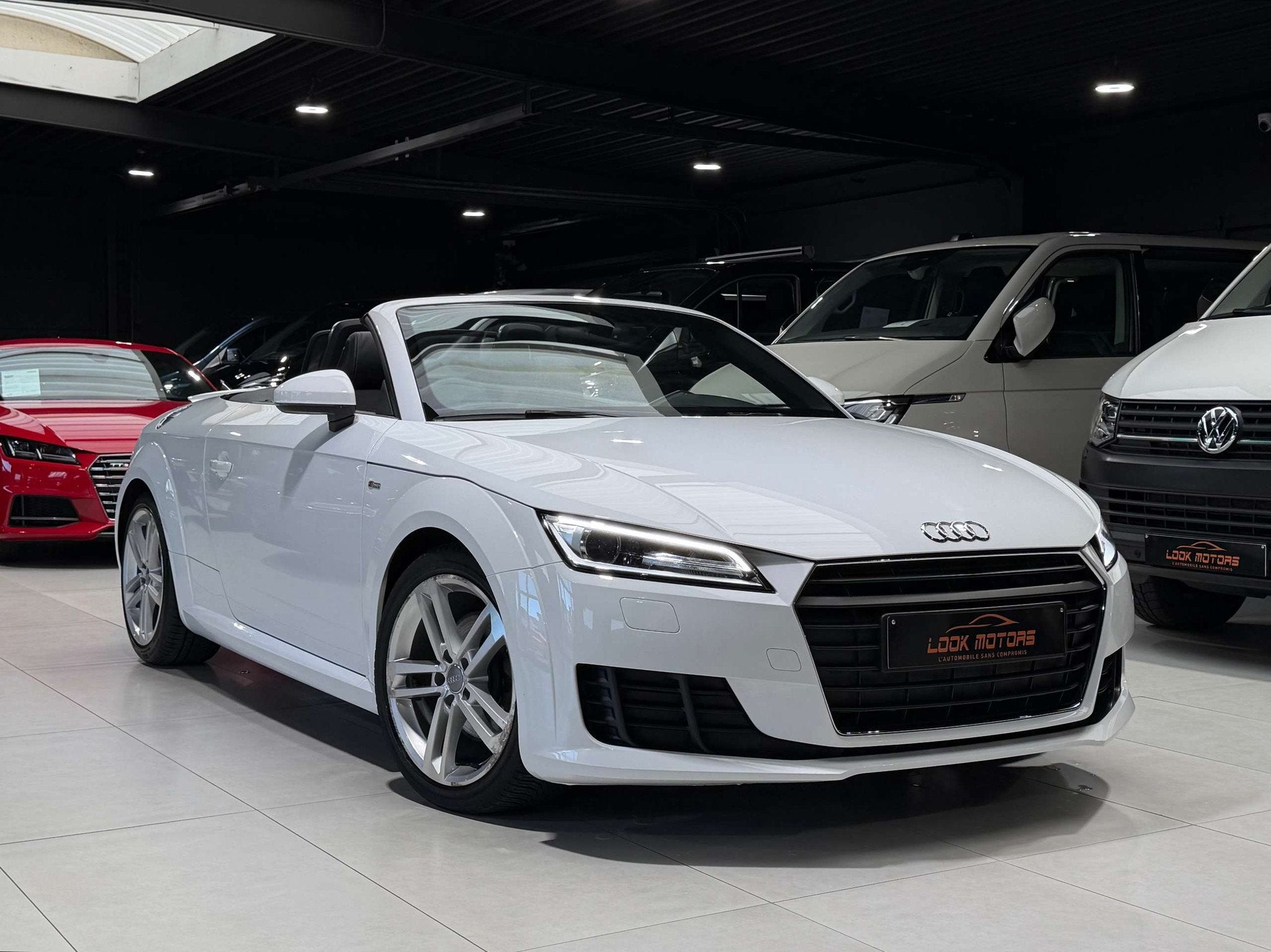 Audi TT Roadster 1.8 Turbo S line 179cv COCKPIT CUIR ALCANTA, Autos, Cuir, Euro 6, Entreprise, Boîte manuelle