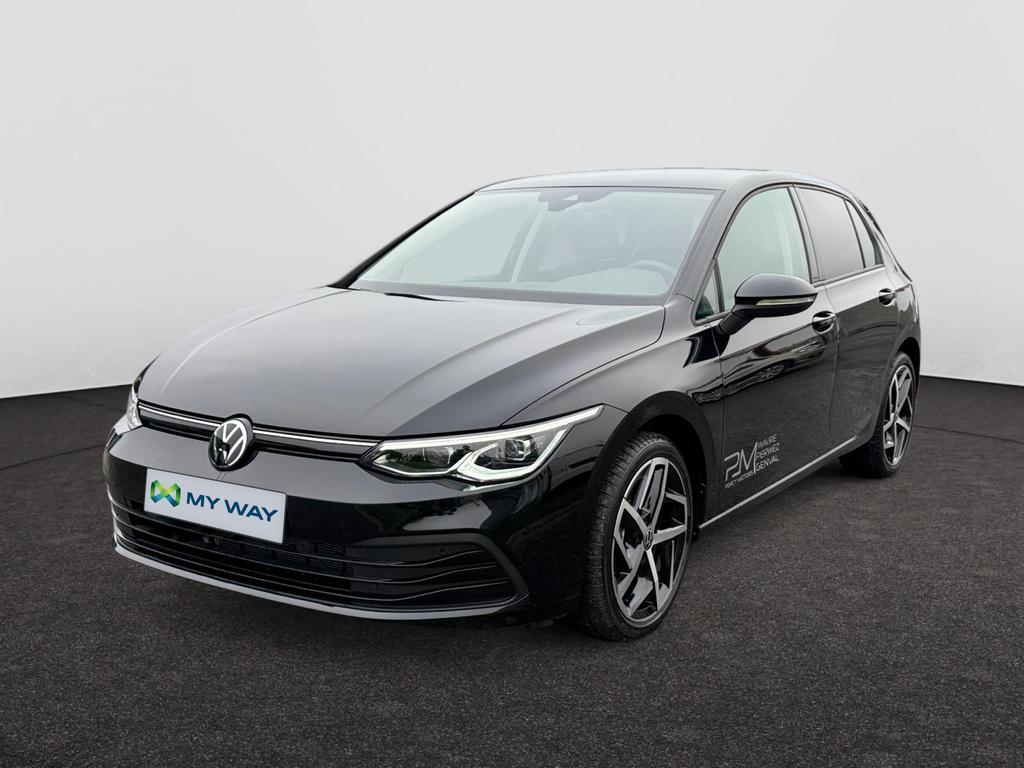 Volkswagen Golf VIII Golf 1.0 eTSI Life Business OPF DSG, Automaat, Zwart, https://public.car-pass.be/vhr/564a2d98-46ae-43e3-9808-cef16fcd59a5