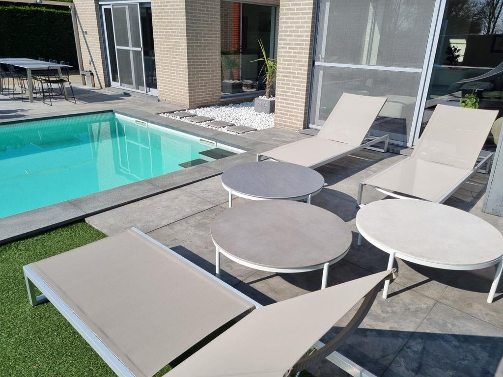 NIEUWE tuintafeltjes Jardinco Volte VOLKERAMIEK, Tuin en Terras, Ophalen