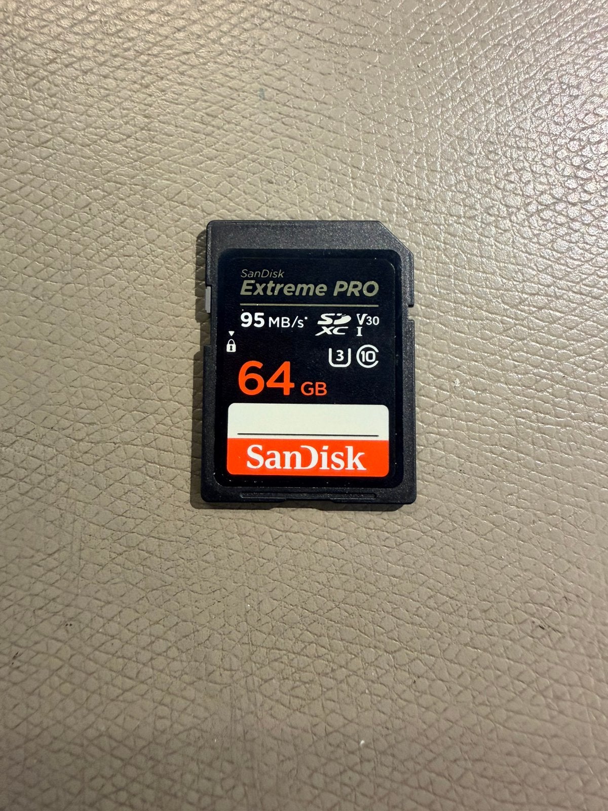 SanDisk SDXC Extreme Pro 64Gb 90mb”/s, Ophalen of Verzenden, Zo goed als nieuw, SDXC