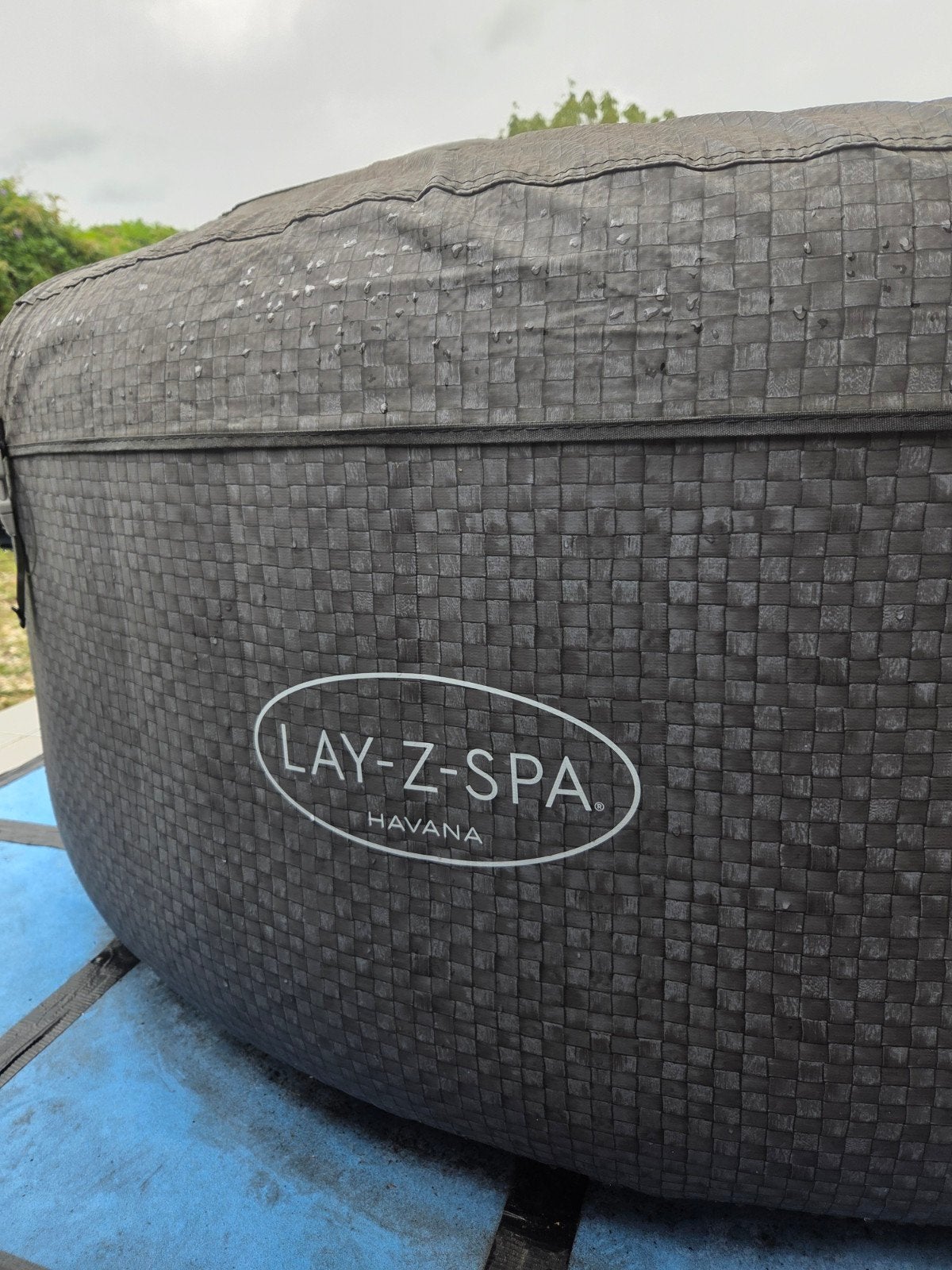 lay z spa havanna, Jardin & Terrasse, Bains à remous et Spas, Enlèvement, Comme neuf, Couverture, Gonflable
