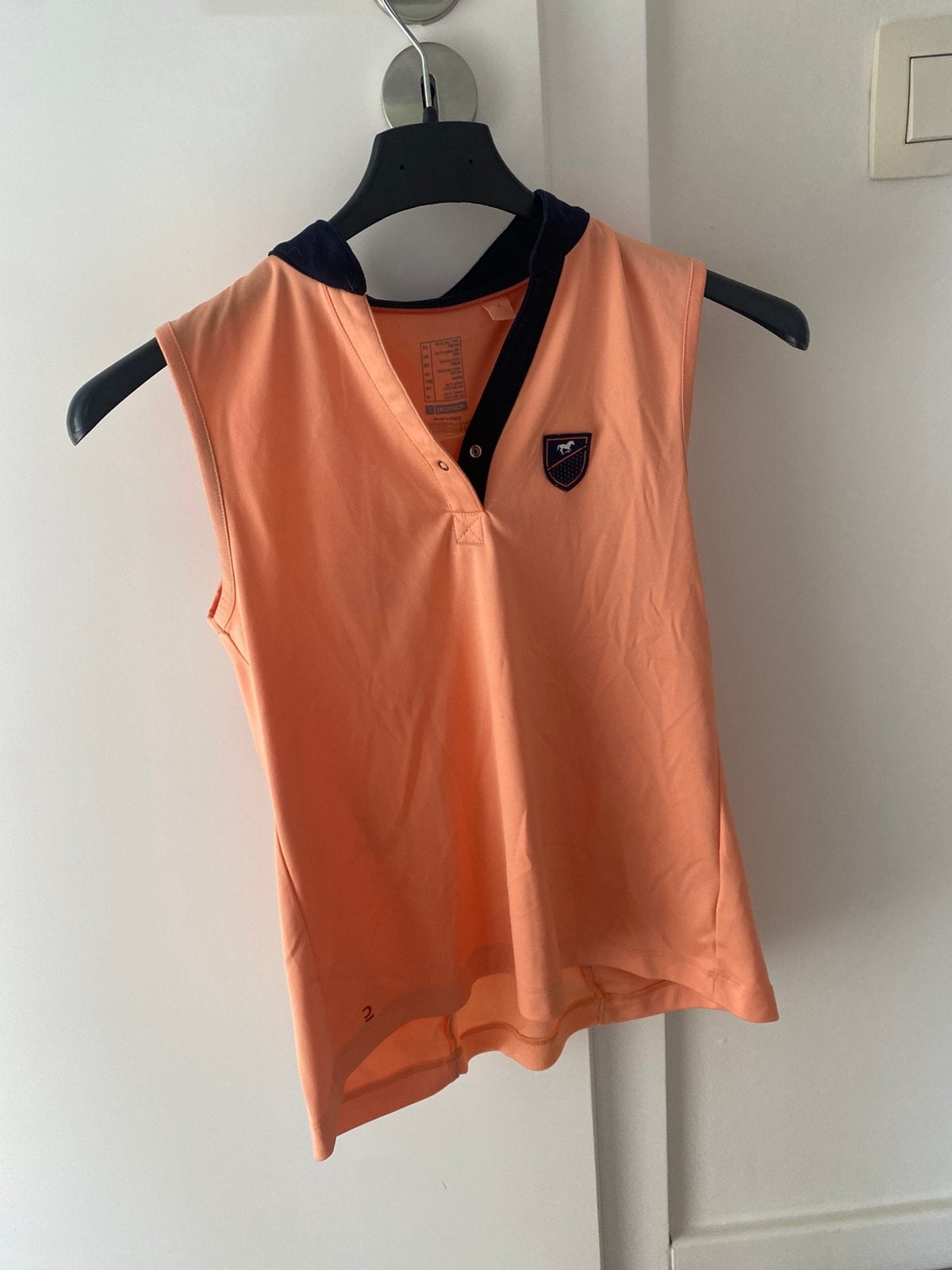 Chemise d’equitation orange fougaza 10/11ans, Enlèvement ou Envoi, Comme neuf, XS