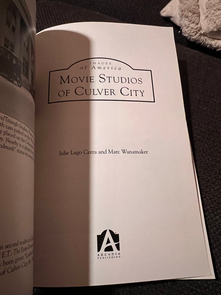 Images of America: Movie Studios of Culver City - Cerra & Wa, Boeken, Film, Tv en Media, Ophalen of Verzenden, Zo goed als nieuw