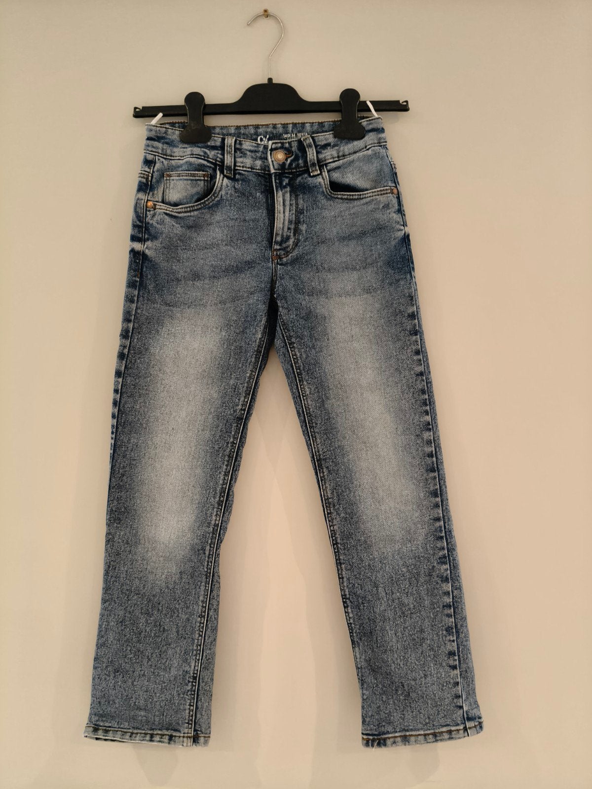 Set jeansbroeken maat 140, Ophalen