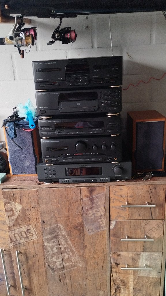 Stereotoren/home cinema, Ophalen, Stereo speakers, Inclusief kabels, Gebruikt
