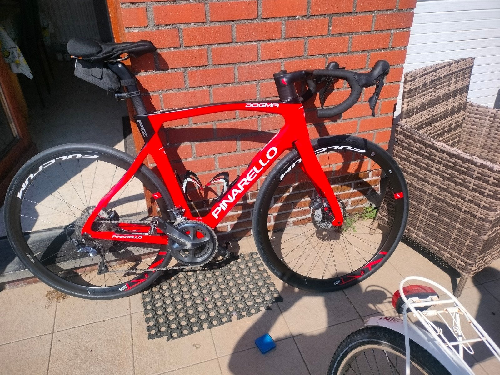 een hele mooie koers fiets.merk pinarello. F12, Fietsen en Brommers, Ophalen of Verzenden, Carbon
