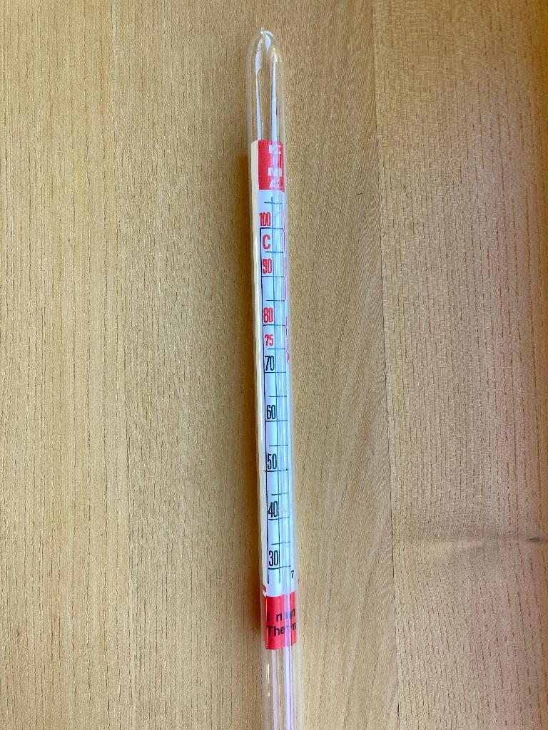 vintage thermometer steriliseerketel (glasbuis 44 cm), Verzamelen, Merken en Reclamevoorwerpen, Gebruikt, Gebruiksvoorwerp, Ophalen