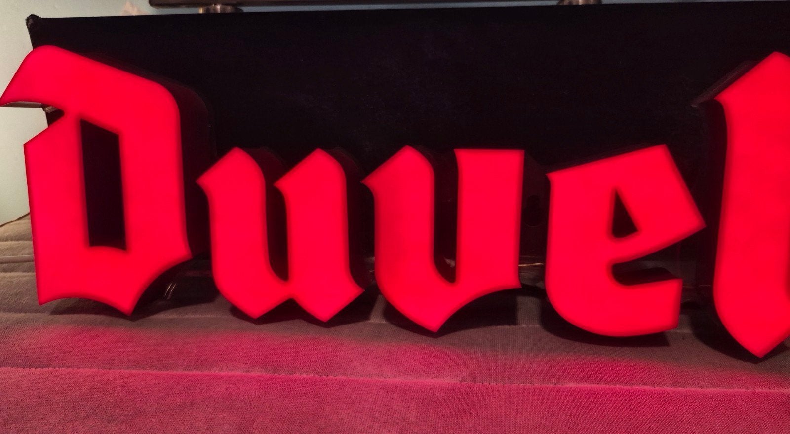 DUVEL NEON RECLAME, Verzamelen, Ophalen, Gebruikt, Reclamebord