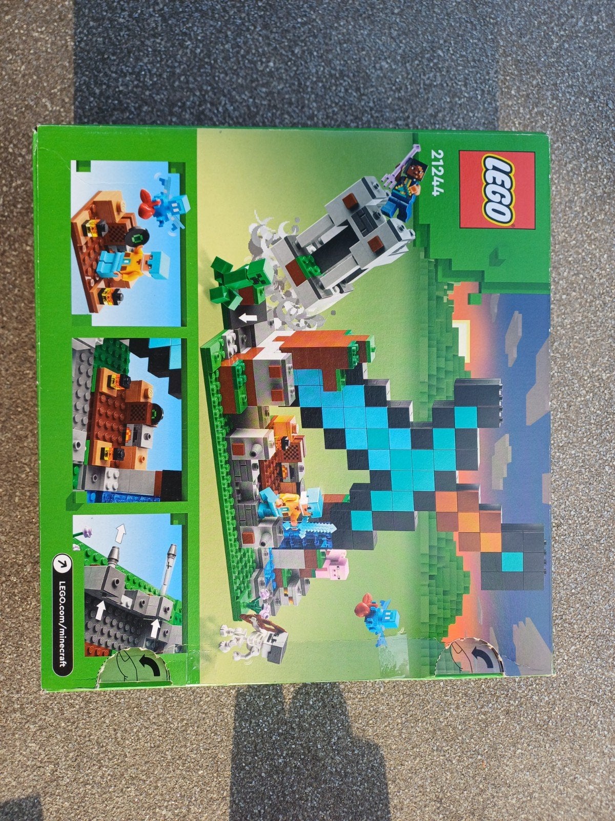 Minecraft lego in doos met boekjes, Enlèvement, Lego, Minecraft