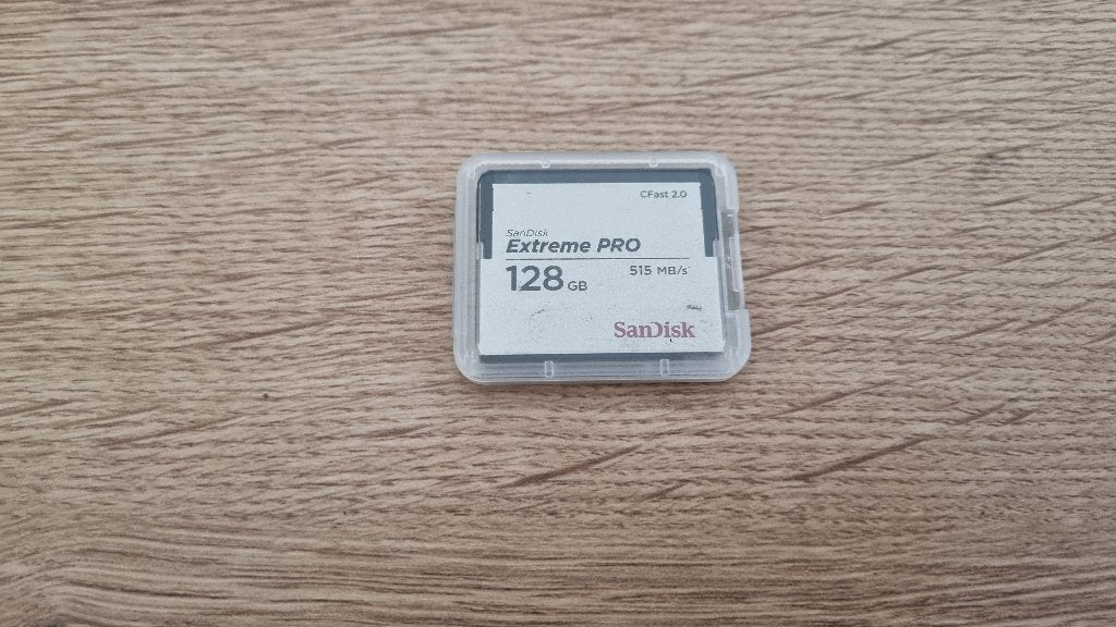 Sandisk Extreme Pro 128GB CFast 2.0, TV, Hi-fi & Vidéo, Enlèvement ou Envoi, SanDisk, Appareil photo, Compatible vidéo 8K