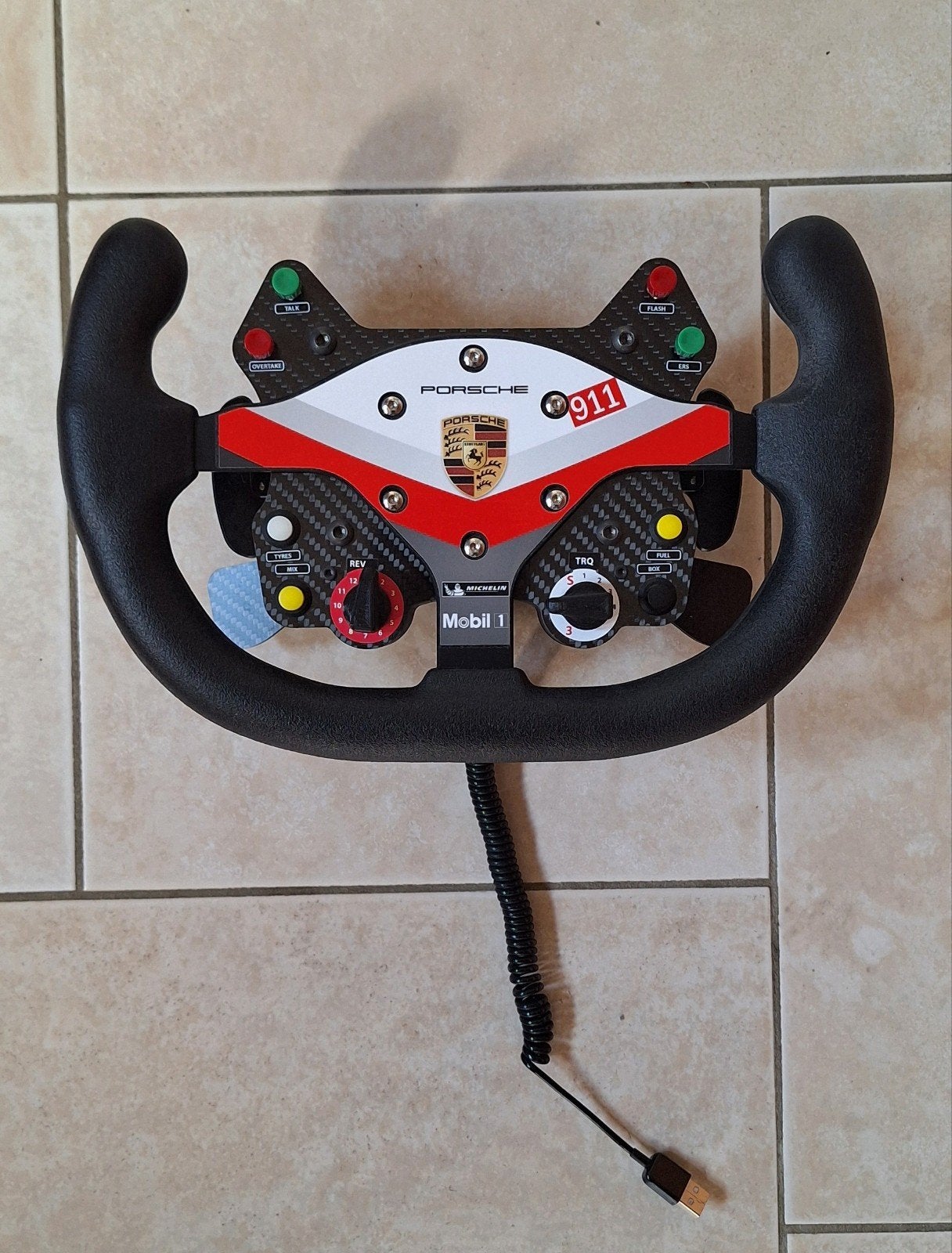 simracing stuur ascher, Ophalen, Zo goed als nieuw