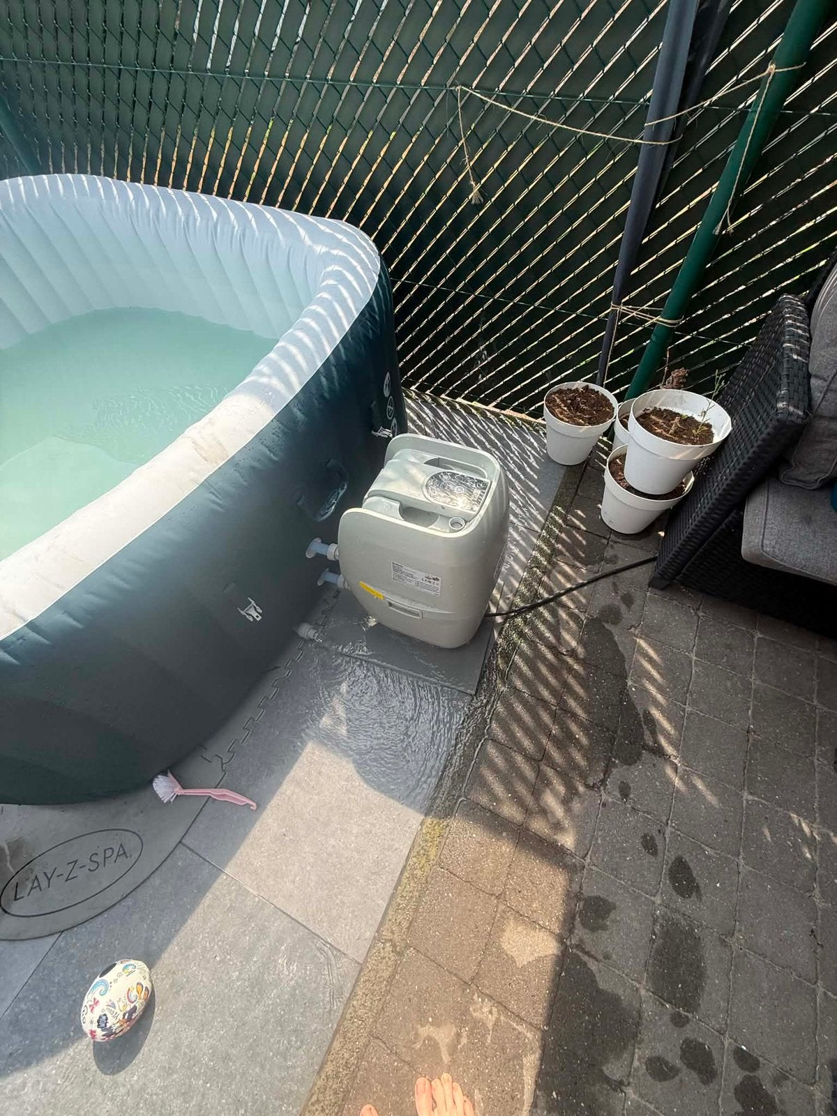 Jacuzzi 6/8 personen, Tuin en Terras, Ophalen, Zo goed als nieuw
