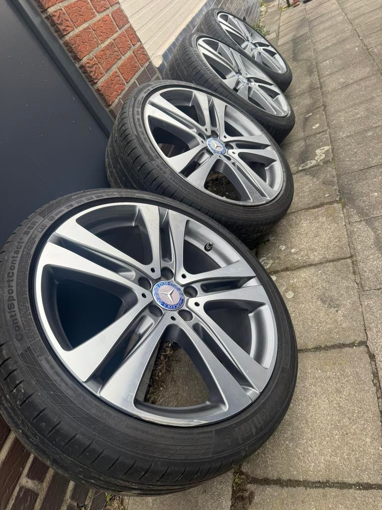 Jantes Mercedes d’origine 19” 5x112 avec capteur de TPMS, Ophalen, Band(en)
