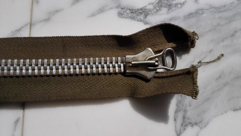 ABL leger Rits - Nieuwe originele groene (kaki) - 70 cm lang, Enlèvement, Armée de terre, Vêtements ou Chaussures