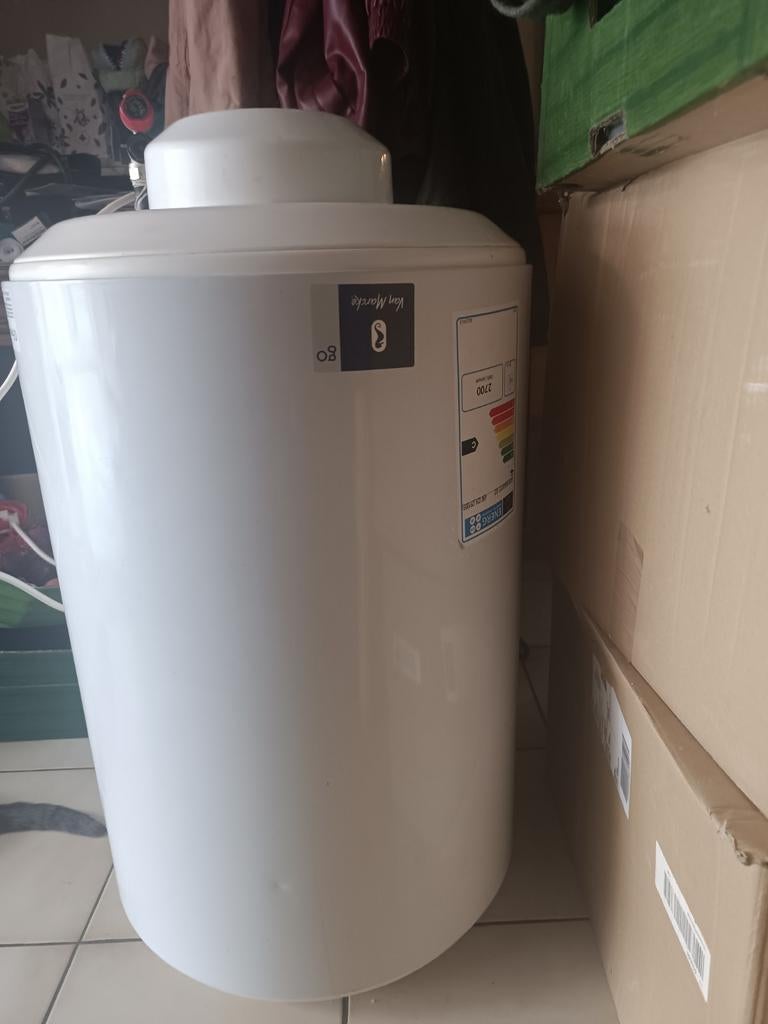 Van Marcke GO 100L elektrische boiler te koop, Ophalen, Aardgas, 100 liter of meer, Terugslagbeveiliging (TTB)