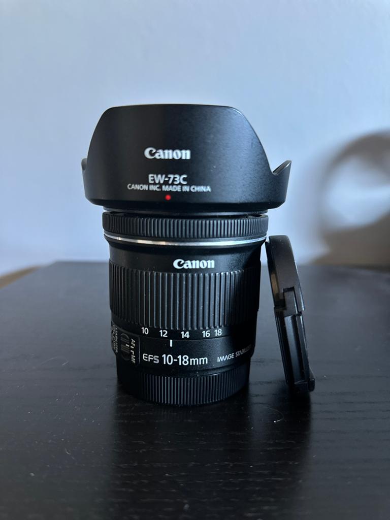 Canon EF-S 10-18mm f/4.5-5.6 IS STM, Enlèvement, Comme neuf, Objectif grand angle