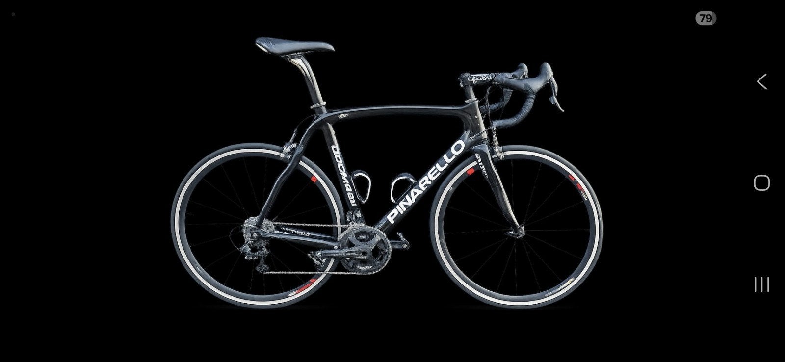 Pinarelo Dogma, 28 inch, Gebruikt, Carbon, 53 tot 57 cm