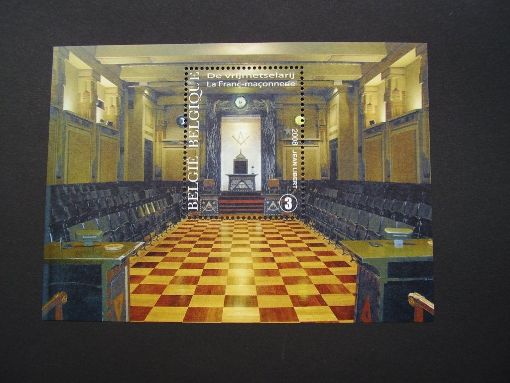 Blok 155 postfris - Vrijmetselaarsloge, Enlèvement ou Envoi, Neuf