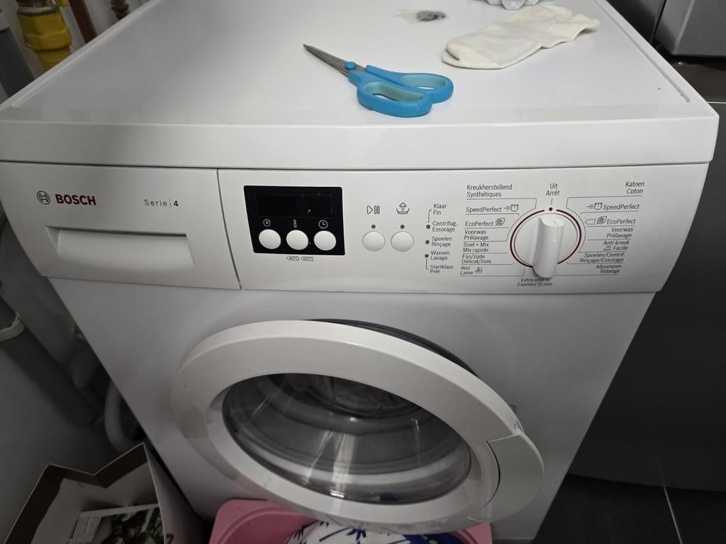 Bosch serie 4 wasmachine, Ophalen