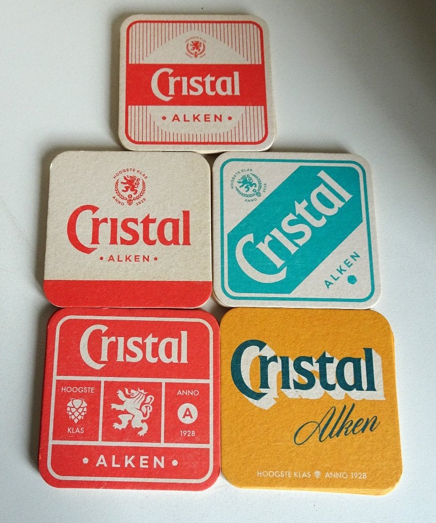 bierviltjes van Cristal Alken, Ophalen, Nieuw, Viltje(s)