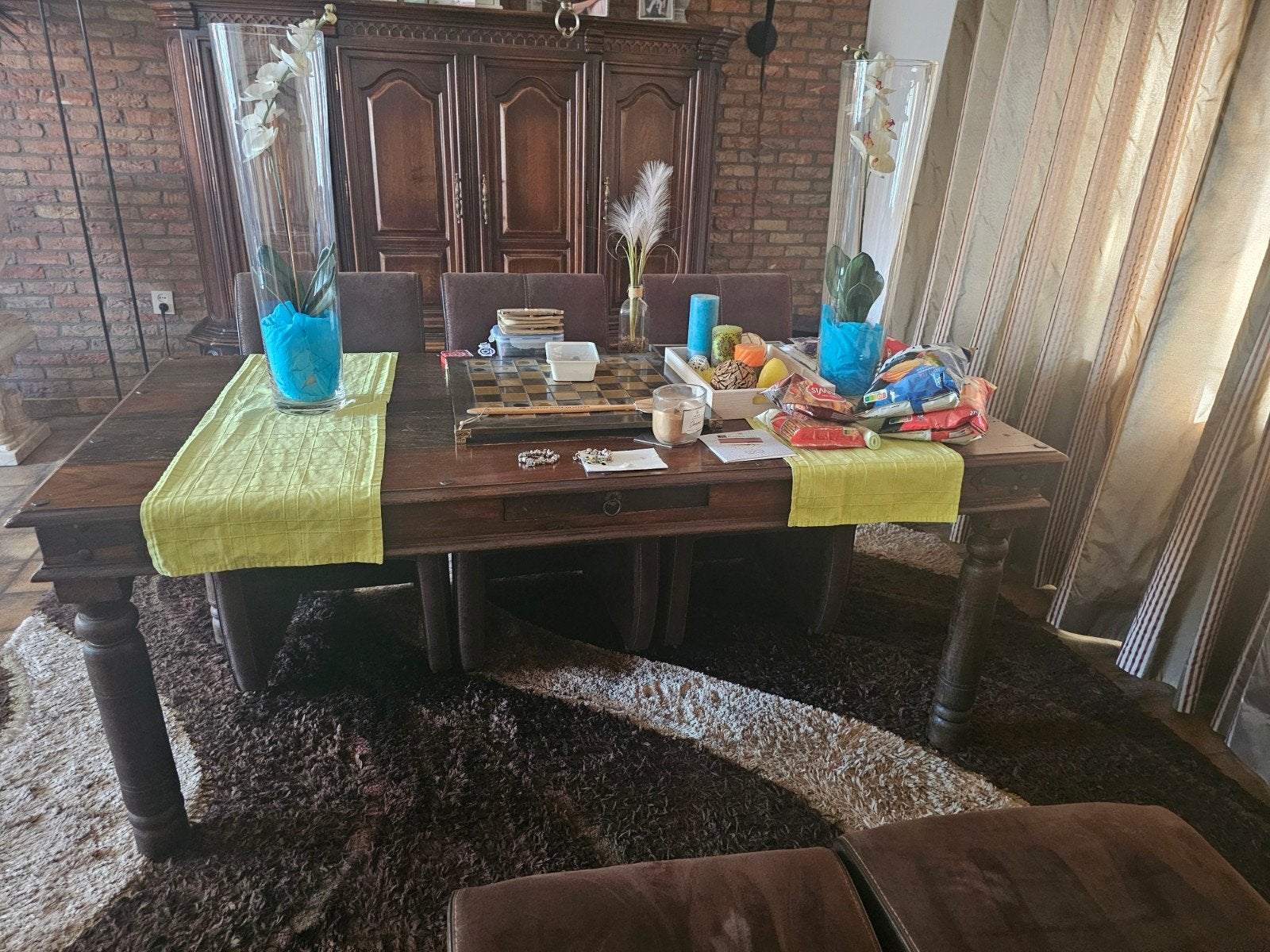 Koloniale eettafel, Huis en Inrichting, Ophalen