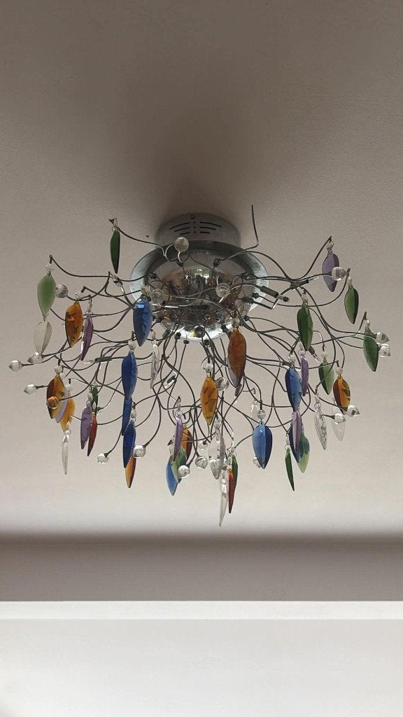LUSTRE, Maison & Meubles, Comme neuf, Enlèvement, E27 (grand), Métal