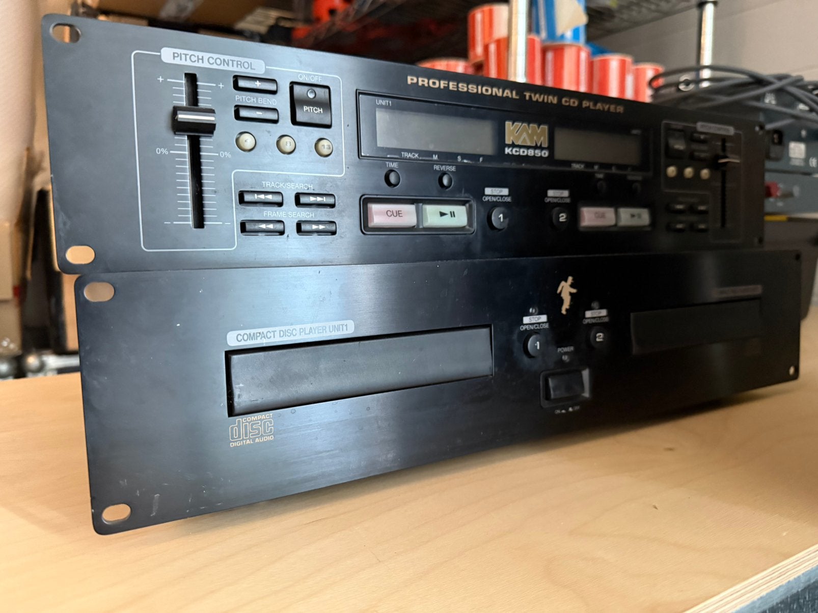 KAM KCD850 dual cd player, Audio, Tv en Foto, Cd-spelers, Ophalen of Verzenden, Gebruikt
