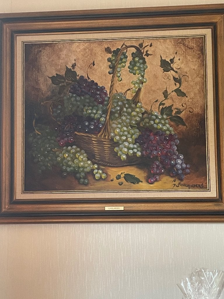 Schilderij Gaston noelanders, Ophalen, Doek, Stilleven, Gesigneerd