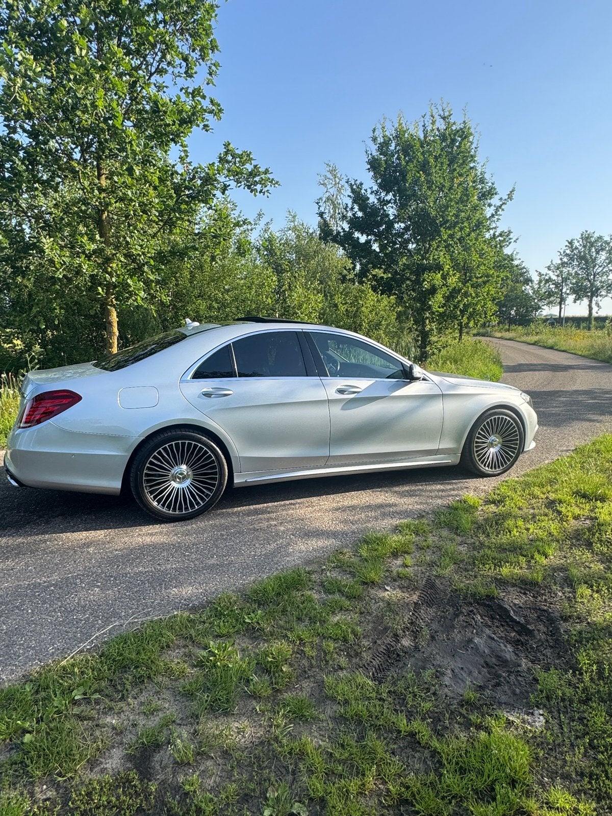 Mercedes-Benz S 350d AMG Line Pano Distronic Memory, Auto's, Automaat, 360° camera, Diesel, Particulier