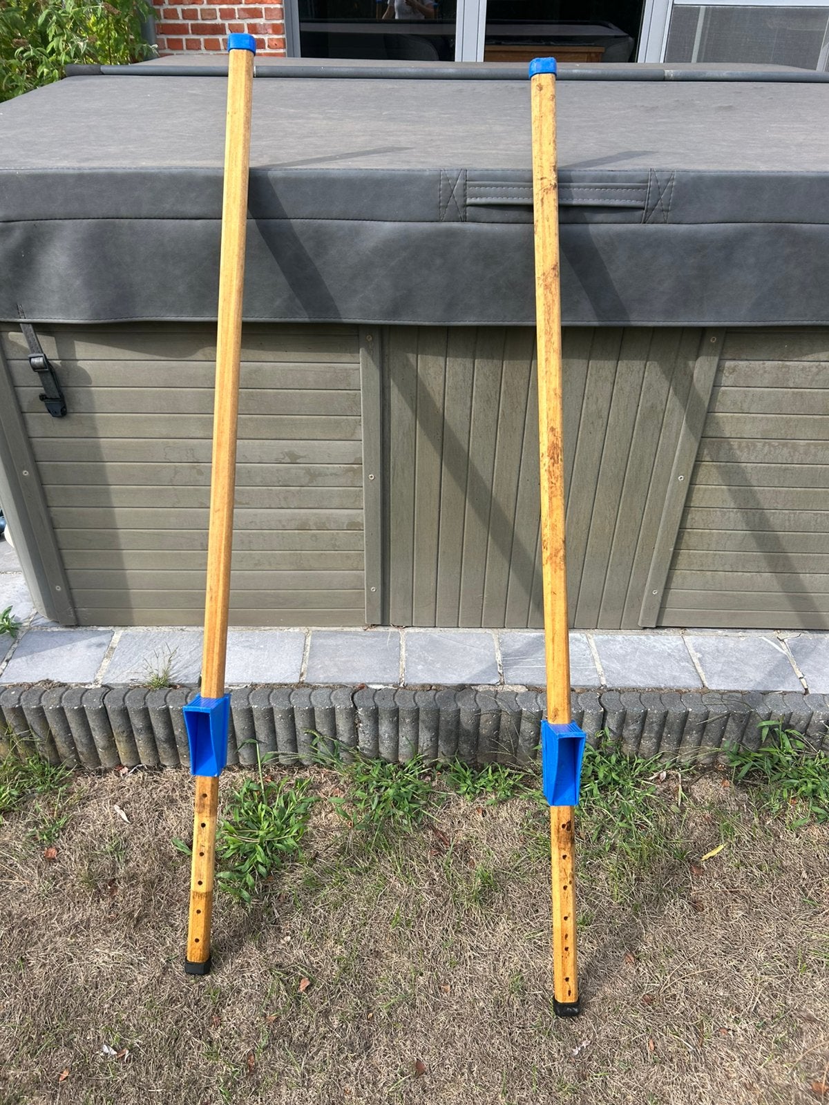 Houten stelten, Ophalen, Zo goed als nieuw