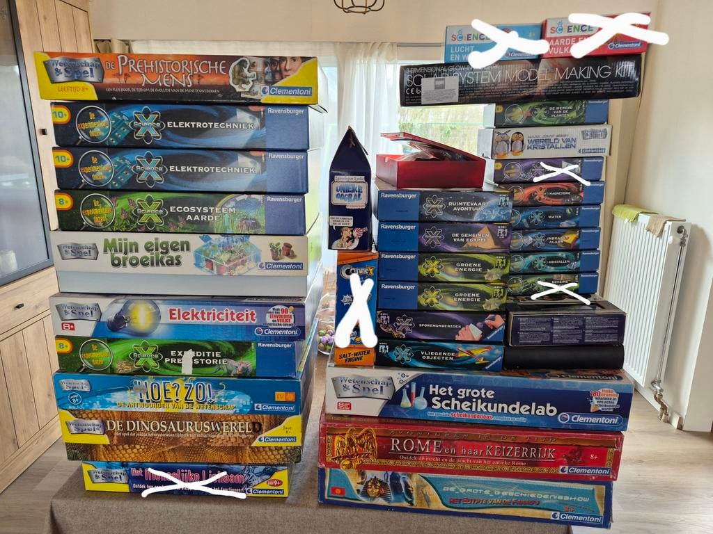 Wetenschapsdozen (Clementoni & Ravensburger) – lot, Enlèvement