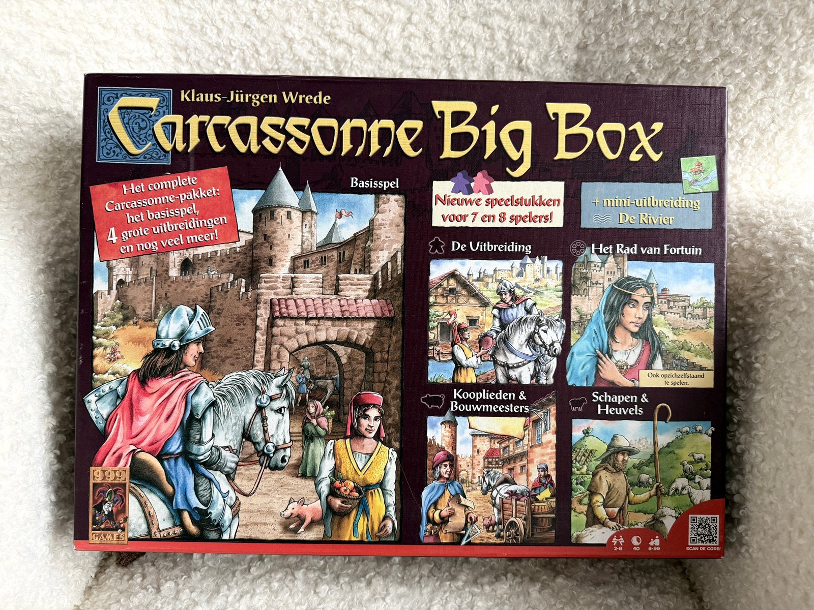 Carcassone Big Box, Hobby en Vrije tijd, Ophalen, Zo goed als nieuw