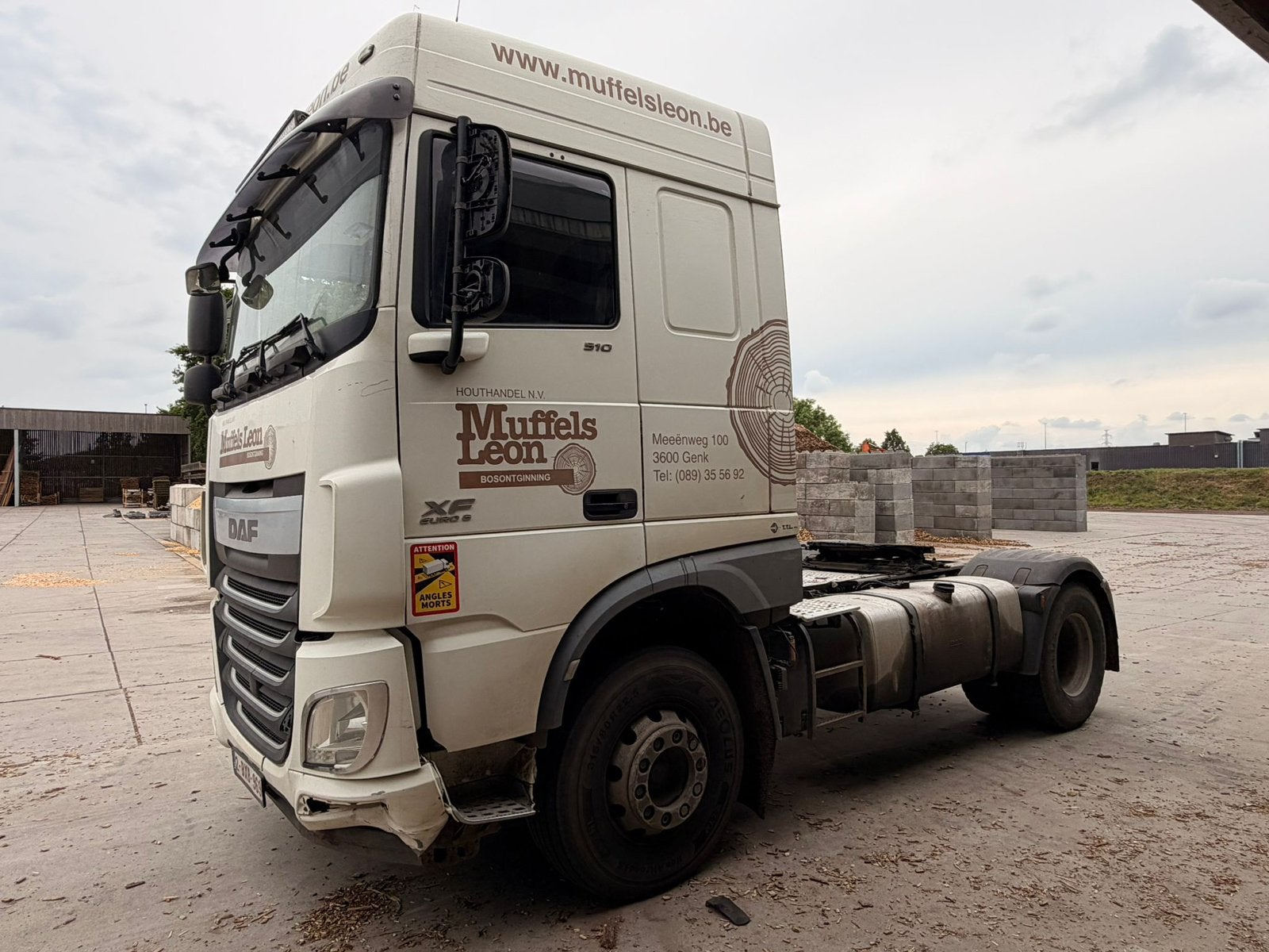 DAF XF510 spacecab euro6 automaat retarder, Auto's, Automaat, Euro 6, Bedrijf, Diesel