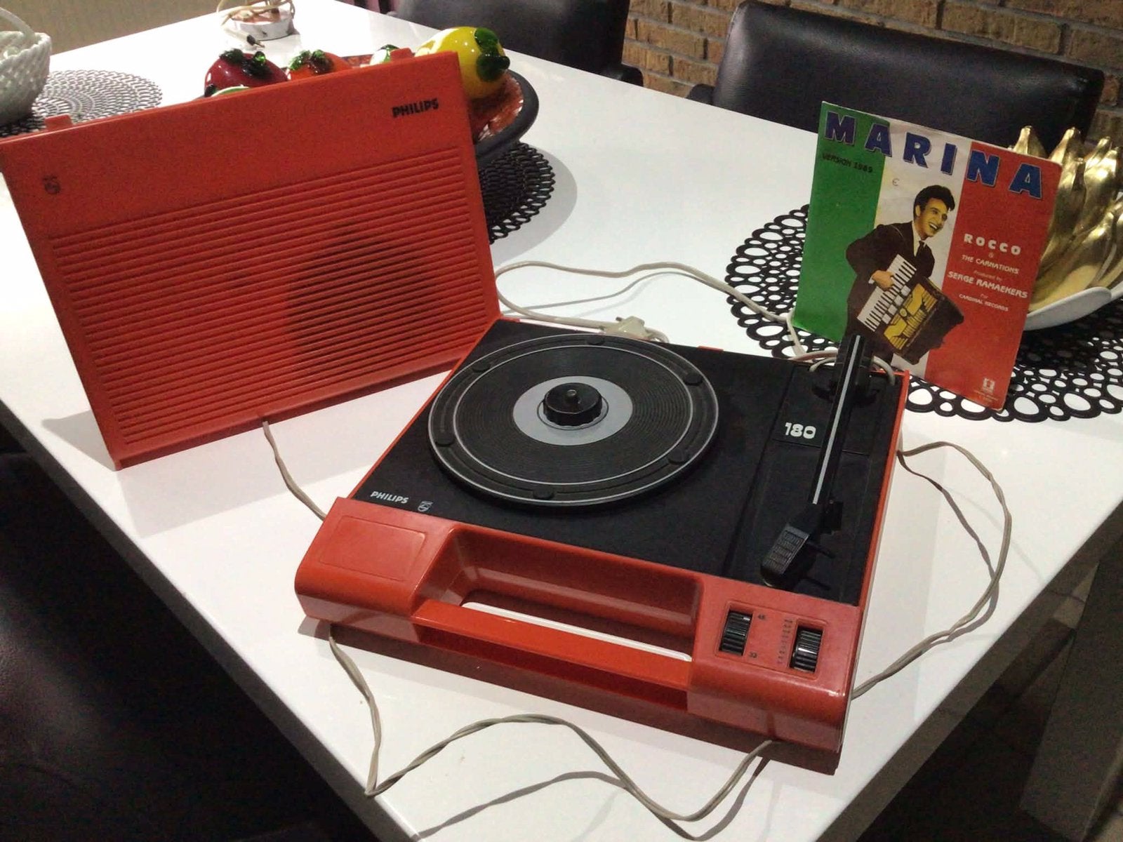 Vintage Tourne disque  1960/70 prix 65€, Antiquités & Art, Enlèvement